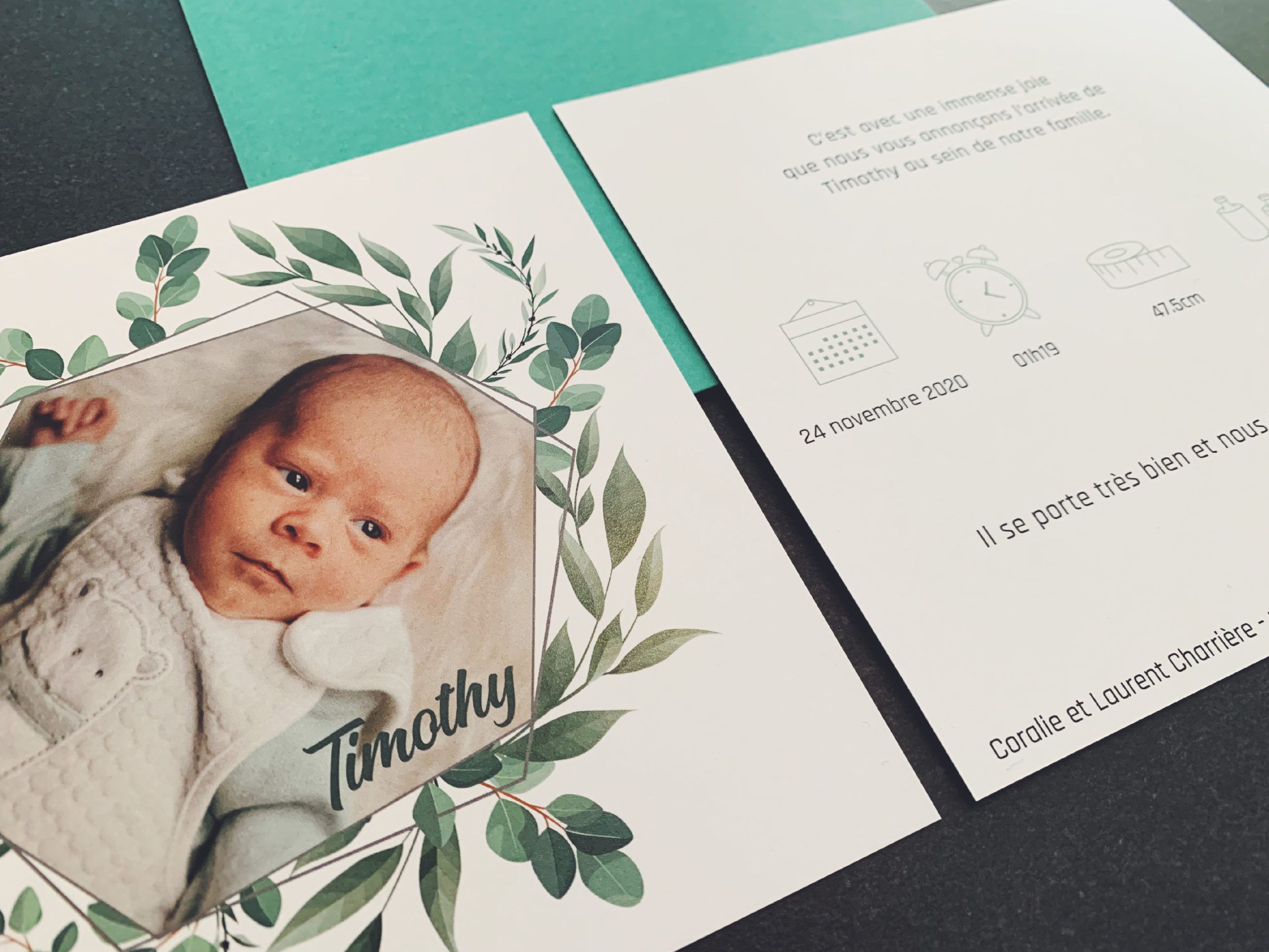 Faire-part Timothy 