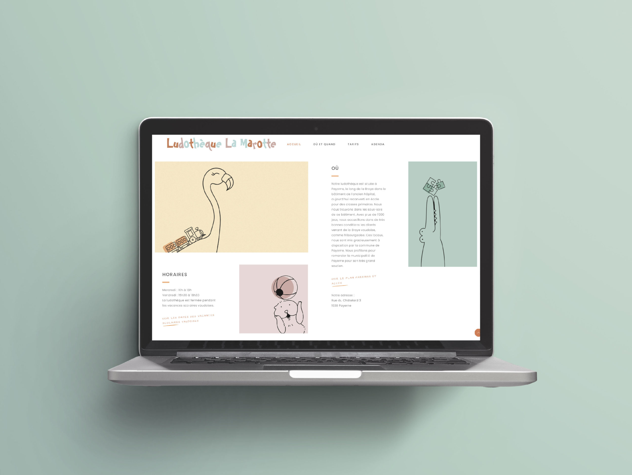 Ludothèque la Marotte - site internet 2